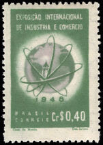 Brazil 1948 Atomic Globe unmounted mint.