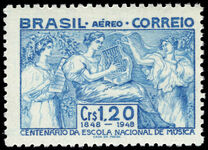Brazil 1948 Centenary of National School of Music unmounted mint.