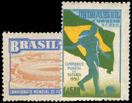 Brazil 1950 Fourth World Football Championship airs unmounted mint.
