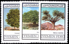 Yemen Democratic Rep. 1981 Trees unmounted mint.