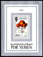 Yemen Democratic Rep. 1983 Bicentenarty of Manned Flight souvenir sheet no sheet number unmounted mint.