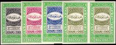 Yemen Kingdom 1946 Inauguration of Yemeni Hospital imperf pairs unmounted mint.