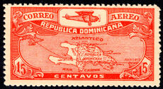 Dominican Republic 1930 15c scarlet air unmounted mint.