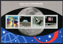 Gibraltar 2008 NASA souvenir sheet unmounted mint.
