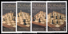 Gibraltar 2012 Chess unmounted mint.