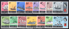 Gibraltar 1967 Ships set fine used.