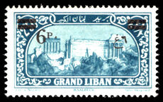 Lebanon 1926 6p on 2p50 light blue lightly mounted mint.