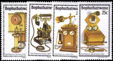 Bophuthatswana 1981 History of the Telephone (1st series) unmounted mint.