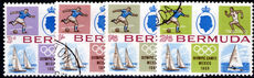 Bermuda 1968 Olympic Games fine used.