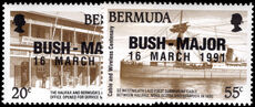 Bermuda 1991 Bush-Major unmounted mint.