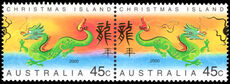 Christmas Island 2000 Chinese New Year unmounted mint.