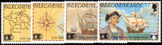 Falkland Islands 1991 Discovery of America unmounted mint.