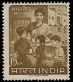 India 1963 Childrens Day unmounted mint.
