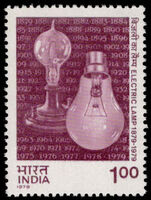 India 1979 Electric Light Bulb unmounted mint.