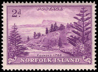Norfolk Island 1947-59 2d reddish violet lightly mounted mint.