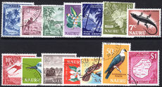 Nauru 1966 set fine used.