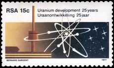South Africa 1977 Uranium unmounted mint.
