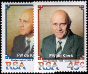 South Africa 1989 Pres. De Klerk unmounted mint.