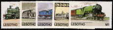 Lesotho 1984 Railways of the World unmounted mint.