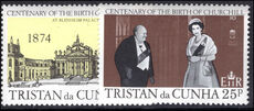 Tristan da Cunha 1974 Winston Churchill unmounted mint.