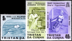 Tristan da Cunha 1986 Shipwrecks unmounted mint.