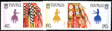 Tuvalu 1989 Traditional Dancing Skirts unmounted mint