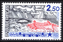 France 1985 Lake Geneva International Life-saving Society unmounted mint.