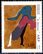 France 1986 The Dancer by Hans Arp unmounted mint.