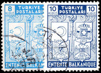 Turkey 1940 Balkan Entente fine used.