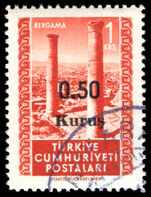 Turkey 1952 Provisional fine used.