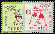 Turkey 1956 Olympics unmounted mint.