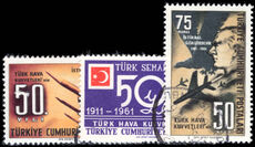 Turkey 1961 50th Anniv of Turkish Air Force fine used.