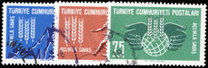 Turkey 1963 Freedom from Hunger fine used.