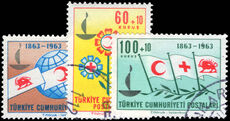 Turkey 1963 Red Cross Centenary fine used.