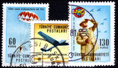Turkey 1965 40th Anniv of Turkish Civil Aviation League fine used.