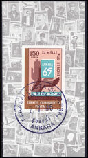 Turkey 1965 Ankara stampex souvenir sheet fine used.