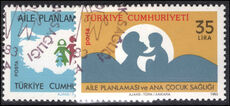 Turkey 1983 Family Planning fine used.