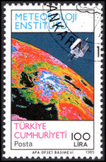 Turkey 1985 60th Anniversary of Meteorological Institute fine used.