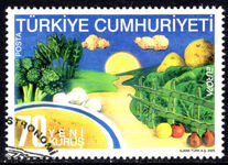 Turkey 2005 Europa. Gastronomy fine used.