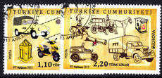 Turkey 2013 Europa. Postal Vehicles fine used.
