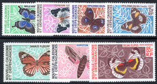 New Caledonia 1967-68 Butterflies unmounted mint.