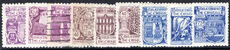 Spain 1944 Castille set mostly unmounted mint (1x2c used).