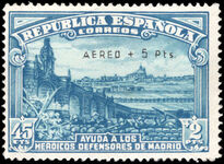 Spain 1938 Defense of Madrid air unmounted mint.