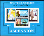 Ascension 1972 Shackleton souvenir sheet unmounted mint.