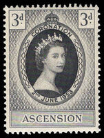 Ascension 1953 Coronation unmounted mint.