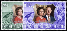 British Indian Ocean Territory 1972 Royal Silver Wedding unmounted mint.