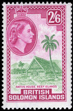 British Solomon Islands 2s.6d green and purple unmounted mint.