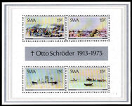 South West Africa 1975 Otto Schroder souvenir sheet unmounted mint.
