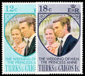Turks & Caicos Islands 1973 Royal Wedding unmounted mint.
