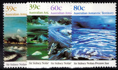 Australian Antarctic Territory 1989 Antarctic Landscape Paintings by Sir Sidney Nolan unmounted mint.